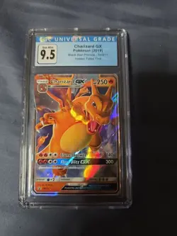 Pokemon Card Graded Charizard GX Black Star Promo SM211 Hidden Fates Tin 9.5 CGC - Image 2