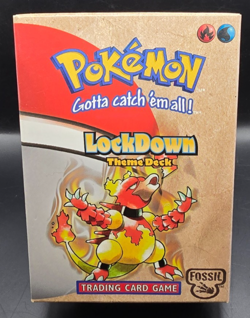 Pokemon TCG WOTC 1999 Base Set Fossil LockDown EMPTY Theme Deck - Image 1