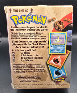 Pokemon TCG WOTC 1999 Base Set Fossil LockDown EMPTY Theme Deck - Image 2