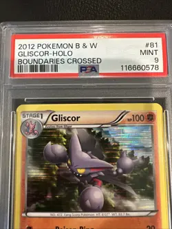 2012 Pokemon B&W Boundaries Crossed Gliscor Holo #81 PSA 9 MINT - Image 4