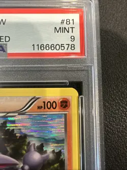 2012 Pokemon B&W Boundaries Crossed Gliscor Holo #81 PSA 9 MINT - Image 5