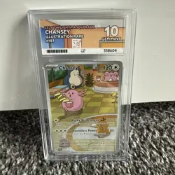 Pokemon TCG Chansey Twilight Masquerade Illustration Rare Card 187/167 Ace 10 - Image 1