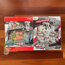 LOT OF 4: Pokemon Black Bolt & White Flare Poster + Binder Bundle SAM'S CLUB - Image 2