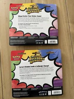Pokemon TCG Ascended Heroes Triple Blister Tech Sticker & Larry’s Blister. - Image 2