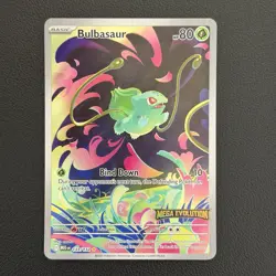 Pokemon TCG Bulbasaur (Mega Evolution Stamped) 133/132 Promo - NM - Image 1