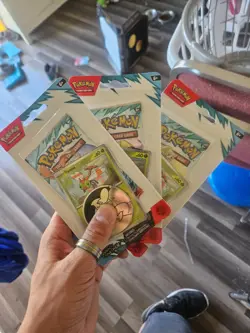 Pokemon TCG Journey Together Coin Blister Packs x3 New Sealed 3 packs - Image 1