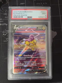 Raikou V GG41/GG70 - Pokemon Crown Zenith Galarian Gallery - PSA 9 - Image 1