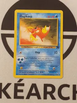 Pokemon Karte Karpador 47/82 Team Rocket Set Pokemon 1999 Vintage TCG Magikarp - Image 1