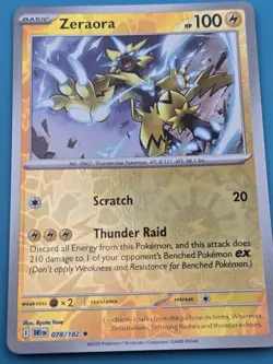 Zeraora - 078/182 - Destined Rivals - Pokemon Reverse Holo Rare NM - Image 1