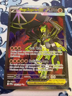 Mega Zygarde ex 104/088 - Full Art Ultra Rare - Pokemon TCG: Perfect Order - NM - Image 1