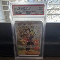 Pokemon Ethan's Adventure 236/182 Destined Rivals Illustration Rare Holo PSA 9 - Image 2