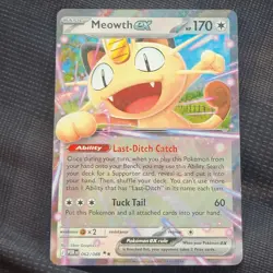 Pokemon TCG- Meowth ex - 062/088 - ME03: Perfect Order (ME03) Double Rare - Image 1