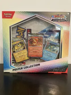 Pokemon Prismatic Evolutions Poster Collection Box Sealed New - Image 1