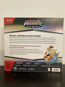 Pokemon Prismatic Evolutions Poster Collection Box Sealed New - Image 2