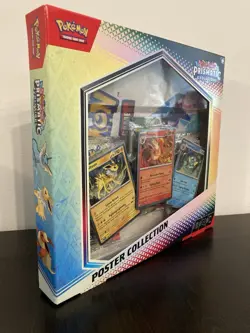 Pokemon Prismatic Evolutions Poster Collection Box Sealed New - Image 3