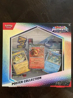 Pokemon Prismatic Evolutions Poster Collection Box Sealed New - Image 5
