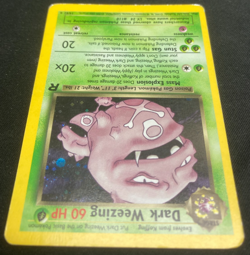 1999-2000 Vintage Wizards Pokemon Team Rocket Dark Weezing 14/82 Holo Rare Used - Image 5