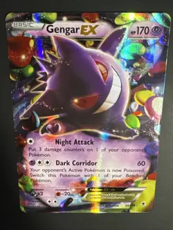 Pokemon TCG Gengar EX 34/119 Ultra Rare Holo XY Phantom Forces NM - Image 3