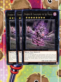 Yugioh Number 68: Sanaphond The Sky Prison TOCH-EN051 Playset - Image 1