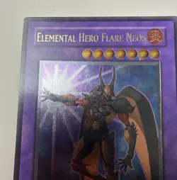 Yu-Gi-Oh Elemental Hero Flare Neos Ultimate Rare POTD-EN032 1st Edition Played - Image 5