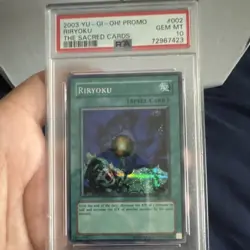Konami Yu-Gi-Oh! Riryoku TSC-002 Promo Limited Edition Secret Rare Spell PSA 10 - Image 1