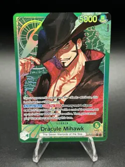 One Piece Dracule Mihawk - OP14-020 (Alternate Art) The Azure Sea's Seven OP14 - Image 1