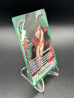 One Piece Dracule Mihawk - OP14-020 (Alternate Art) The Azure Sea's Seven OP14 - Image 4