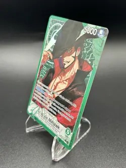 One Piece Dracule Mihawk - OP14-020 (Alternate Art) The Azure Sea's Seven OP14 - Image 5