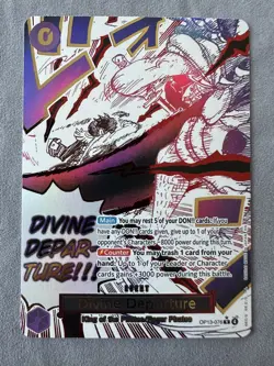 One Piece Divine Departure Alternate Art Carrying on His Will OP13-076 - Image 1
