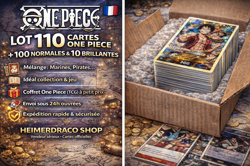 Lot 110 Cartes One Piece TCG FR | 100 Normales + 10 Brillantes ✨ | Envoi Rapide - Image 2
