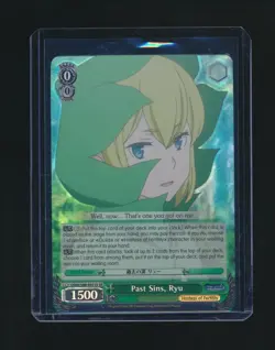RYU PAST SINS WEISS SCHWARZ IS IT WRONG TO PICK UP GIRLS IN A DUNGEONU SR HOLO - Image 1