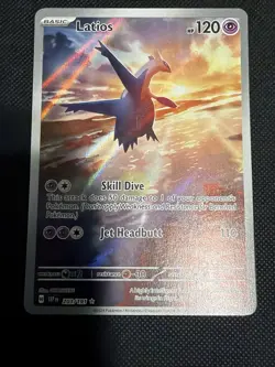 Pokemon TCG Latios 203/191 S&V Surging Sparks Illustration Rare - Image 2