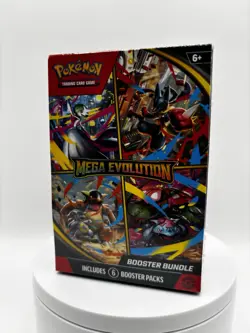 🔥Pokemon TCG Mega Evolution Booster Bundle – 6 Packs Sealed NEW Factory Fresh - Image 1