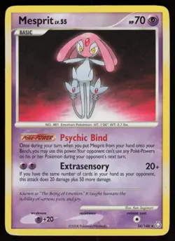 MESPRIT 34/146 RARE LEGENDS AWAKENED POKEMON HP - Image 1