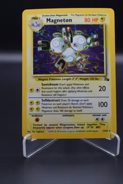 Pokemon TCG | Magneton 11/62 Fossil Unlimited | Holo Rare | MP | 🇨🇦 - Image 1