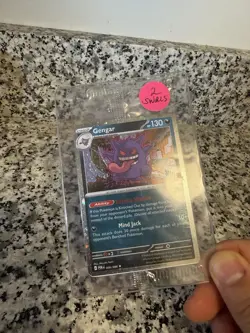 Pokemon TCG Gengar GameStop Promo 050/088 😈 2 Swirls! - Image 2