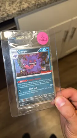 Pokemon TCG Gengar GameStop Promo 050/088 😈 2 Swirls! - Image 4