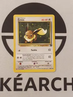 Pokemon Karte Evoli 55/82 Team Rocket Set Pokemon 1999 Vintage TCG Eevee - Image 1