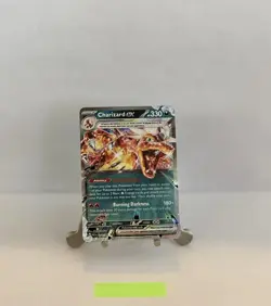 Pokemon - Charizard ex 054/091 - PAF - Tera - Double Rare - Holo - Image 1