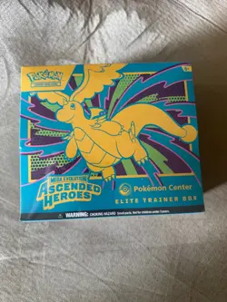 Pokemon Ascended Heroes Pokemon Center Exclusive Elite Trainer Box ETB Sealed - Image 1