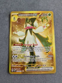 Pokemon TCG Paldea Evolved Meowscarada Ex 271/193 Hyper Rare Holo NM - Image 1