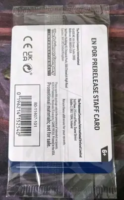 Pokemon Perfect Order Staff Prerelease Promo Sealed Set Of 4 - Image 2