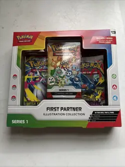 POKEMON T C G FIRST PARTNER ILLUSTRATION COLLECTION BOX FACTORY SEALED A - Image 1