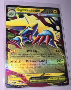 Pokemon Mega Manectric ex - Double Rare Mega Evolution 050/132 NM - Image 1