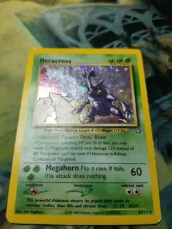 Heracross - Neo Genesis 6 Holo Unlimited Holo Rare - Pokemon - NM/LP - Image 1