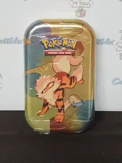 Pokemon Scarlet And Violet 151 Arcanine 2023 Sealed Mini Tin 2 Pack Tin - Image 1