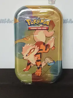 Pokemon Scarlet And Violet 151 Arcanine 2023 Sealed Mini Tin 2 Pack Tin - Image 2