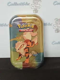 Pokemon Scarlet And Violet 151 Arcanine 2023 Sealed Mini Tin 2 Pack Tin - Image 3