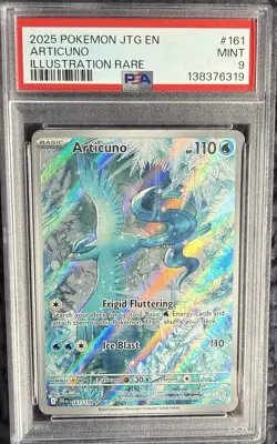 Pokemon 2025 Journey Together Illustration Rare Holo Articuno PSA 9 - Image 1