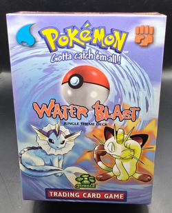 Pokemon TCG WOTC 1999 Base Set Jungle Water Blast EMPTY Theme Deck w/ Rule Book - Image 1